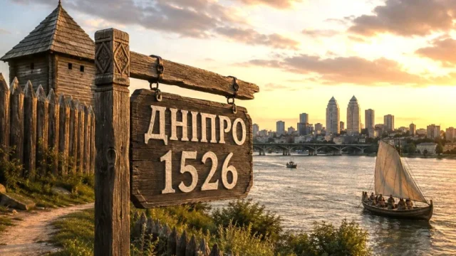 Дніпро офіційно відлічує історію від 1526 року