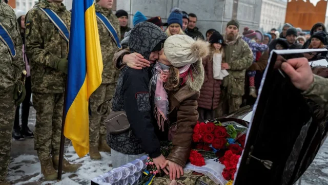 У Жовтих Водах поховали військового Євгена Сарафана